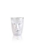 Maleras Crystal Electra Tumbler Clear from Masque collection on a white back ground for modern interiors available at Spacio India from the Drink ware of Bar Accessories Collection.