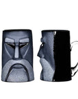 Front and Side look of Maleras Crystal Loke Beer Mug Black from Masque collection on a white back ground for modern interiors available at Spacio India from the Drink ware of Bar Accessories Collection.