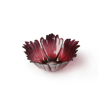 Maleras Crystal Fleur Bowl Small Bowl on a white back ground for modern interiors available at Spacio India from Decor Accessories and Tableware Collection of Decorative Bowls.