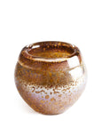 Maleras Crystal Metallic Small Bowl on a white back ground for modern interiors available at Spacio India from Decor Accessories and Tableware Collection of Decorative Bowls.