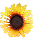 Top look of Maleras Crystal Sunflower Bowl Large Bowl on a white back ground for modern interiors available at Spacio India from Decor Accessories and Tableware Collection of Decorative Bowls.