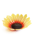 Maleras Crystal Sunflower Bowl Small Bowl on a white back ground for modern interiors available at Spacio India from Decor Accessories and Tableware Collection of Decorative Bowls.