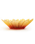 Side look of Maleras Crystal Sunflower Bowl Small Bowl on a white back ground for modern interiors available at Spacio India from Decor Accessories and Tableware Collection of Decorative Bowls.