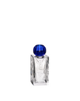 The IO Love Clear Blue Vase by Mario Cioni on a white background