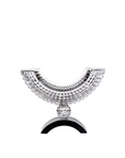 Decorative crystal piece on a white background