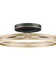 Loop Mystic Black/Ivory-Gold Chandelier by Neuhaus Pure | Spacio