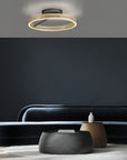 Loop Mystic Black/Ivory-Gold Chandelier by Neuhaus Pure | Spacio