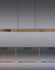 Moto-Rise Oak/Black Pearl Suspension Chandelier by Neuhaus Pure | Spacio