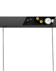 Moto-Rise Oak/Black Pearl Suspension Chandelier by Neuhaus Pure | Spacio