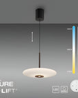 E-Vitrum Pendant Dark-Metal Brown 45