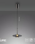 Neuhaus PURE pendant light on a gray background
