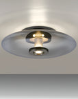 Modern ceiling light fixture on a neutral background