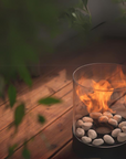 Chantico Glass Fire Table Top Bioethanol Fireplace by Planika | Spacio