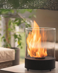 Chantico Glass Fire Table Top Bioethanol Fireplace by Planika | Spacio