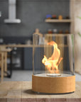 Dancing Flames Table Top Bioethanol Fireplace by Planika | Spacio