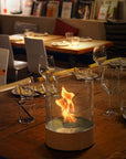 Dancing Flames Table Top Bioethanol Fireplace by Planika | Spacio