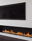 FLA Fireplace insert below a TV
