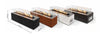 Four fire pits of different designs and materials on a white background Four fire pits of different designs and materials on a white background