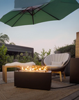 Rio Outdoor Gas Fireplace by Planika | Spacio