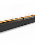 Planika Cool Flame Pro water vapour fireplace with an extended flame line up to 10m. Ideal for modern interiors, now at Spacio India.