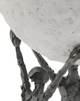 Close up of the metal sculpture Together we are strong