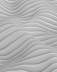 A white background with wavy lines, embracing the latest interior design trends - Affreschi 3D Wall 3D02 by Affreschi.