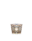 A Baobab Arabian Nights Candle MAX10ARN featuring a gold and black design on a white background.