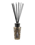 A gold and black Baobab Arabian Nights Diffuser on a white background available at Spacio India for luxury home decor collection of Candles & Frangrace.