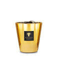 A precious Baobab Aurum Candle Max 16 MAX16AU with a black logo on it.