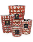 A set of Baobab Bohom Gyula Candle MAX10BGY candle holders in a home.