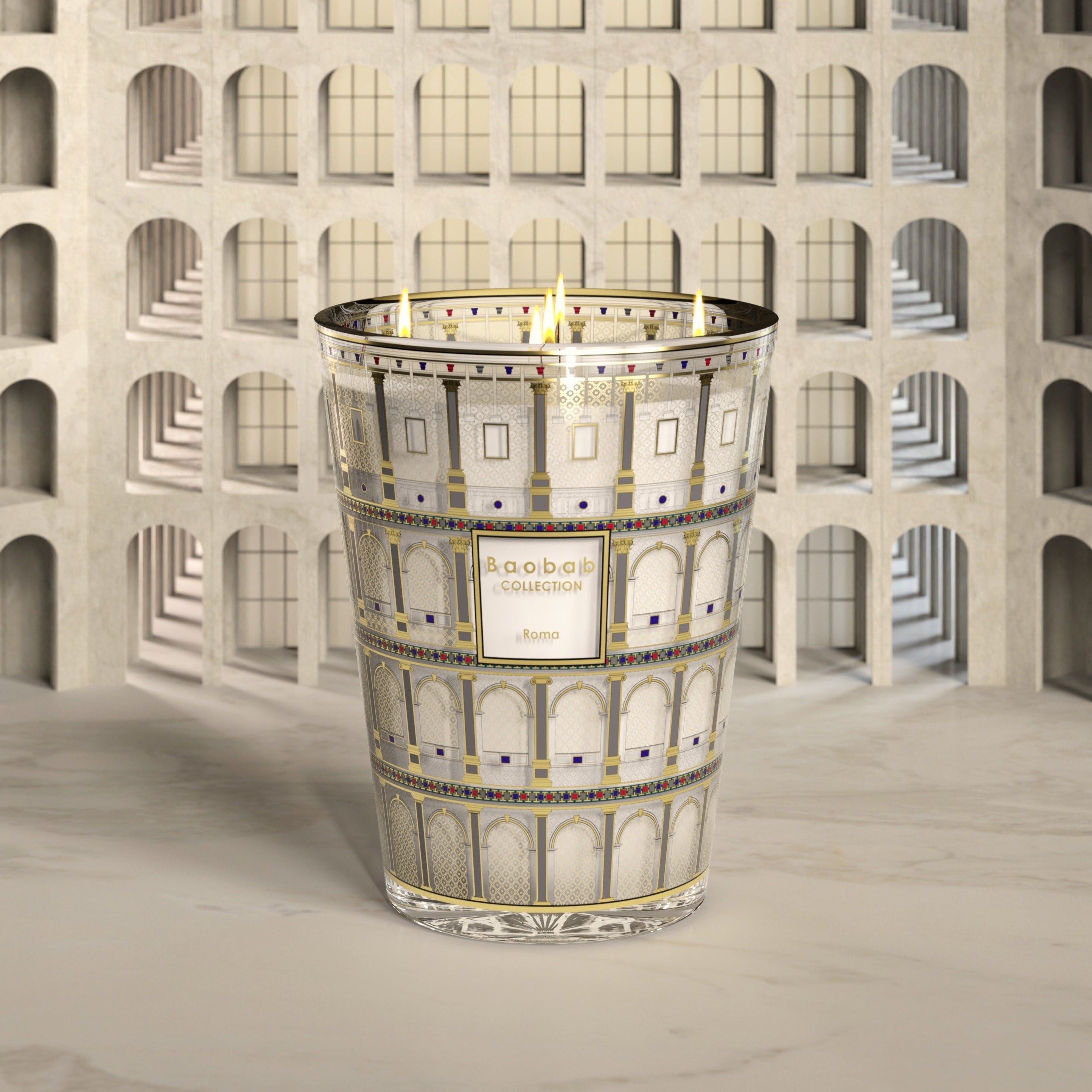 Cities Roma Max 24 Scented Candle by Baobab | Spacio