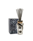 A Baobab Stones Marble 250 Diffuser Mini TOTEMXSSMA reed diffuser in black and silver with a box.
