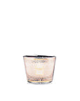 A Baobab Women Candle Max 10 MAX10WOM with a gold trim on a white background, perfect for women candles and supporting breast cancer research.