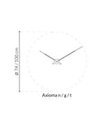 Clock Nomon Axioma G Walnut 100 AXDGN