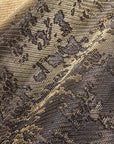 A limited edition close up of a LCD Metal Fabric 20CUI Rain from the Warm & Gold series by LCD Textiles.