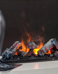 Kit Deluxe Water Vapour Fireplace 600 Halogen with Decorative Logs Spacio India