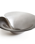 Close look of Maleras Crystal Magic Silver Bowl on a white back ground for modern interiors available at Spacio India from Decor Accessories and Tableware Collection of Decorative Bowls.