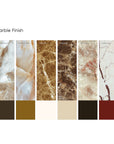 Various Marble Finishes for Maniv Planters available at Spacio India for luxury home decor collection of Planters & Pots