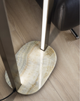 An artistic expression of luxury lighting, the Masiero Ebe Floor Lamp elegantly showcases a single light source.