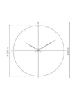 Clock Nomon Delmori F Black/ A Walnut DEN000NN