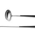 Cutipol Noor luxury cutlery set featuring lightweight pieces with curved resin handles and brushed steel finish, perfect for elegant dining experiences - 2 pc spoon servers