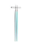 Cutipol Goa red matt stainless steel finish, black resin handles, and minimalist design for a luxurious dining experience - chopsticks with pillow