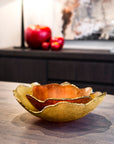 A pair of Mapa bowls from Gardeco styled on a dining table of a luxury apartment in mumbai by celebrity interior stylist navin kanodia of spacio mumbai