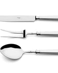 Cutipol Piccadilly Cutlery collection featuring round, ergonomic lines, for elegant dining experiences - 3 pcs in polished stainless steel finish
