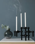 Nagel Candle Holder Black Single