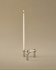 Nagel Candle Holder Black Chrome 3 pack