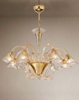 Sylcom Grimani Chandelier Metal & glass Finishes at Spacio India