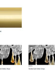 Sylcom Molin Ceiling Chandelier Metal And Glass Finishes Spacio India