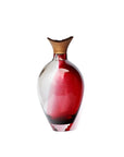 Vase with red and grey colours on a white background from Utopia & Utility available at Spacio retail stores in Mumbai & Kolkata.