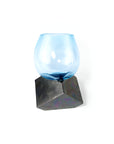 Vanessa Mitrani Cut Cube Ice Blue Vase 1